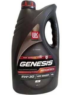 (й)Масло моторное Лукойл Genesis Armortech 5w30 API SN/CF, ACEA C2/C3, GM Dexos2 (4л)